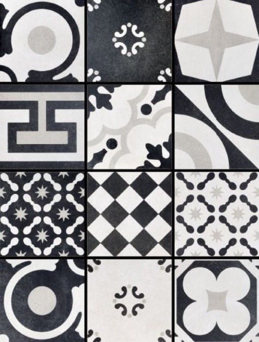 Fioranese Cementina B&W_Mix 20x20 CBW20R płytka gresowa 164733