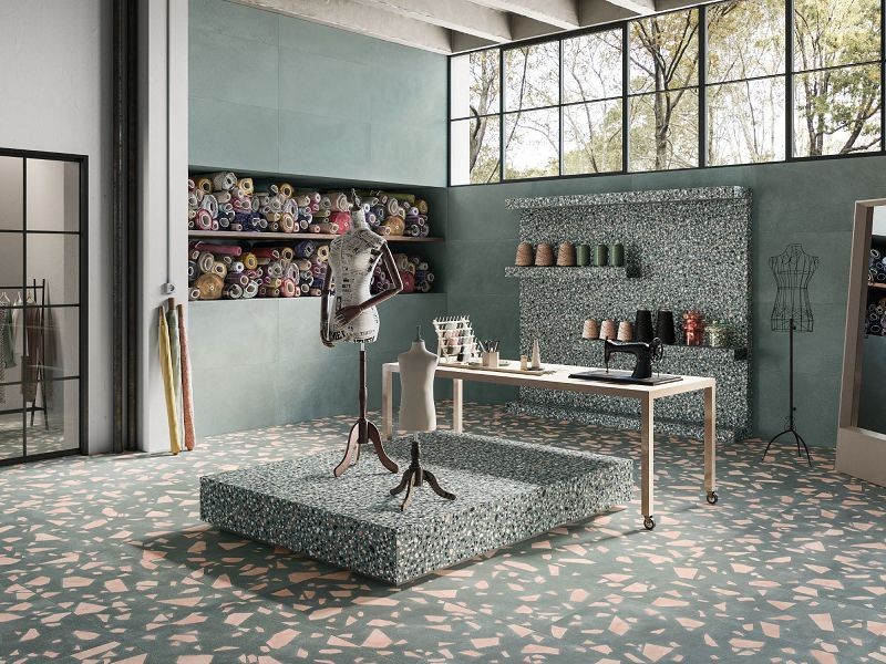 Emil Ceramica Medley Minimal Green 30x60 EH74 płytka gresowa lastryko 125869