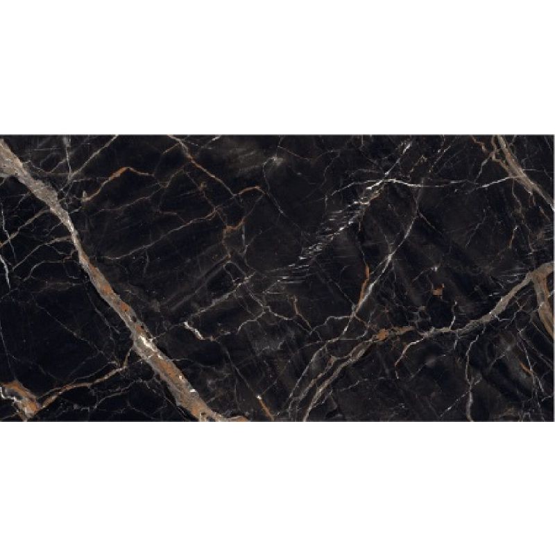 Magnifica Dakar Pulido 60x120 płytki gresowe imitujące czarny marmur 136542